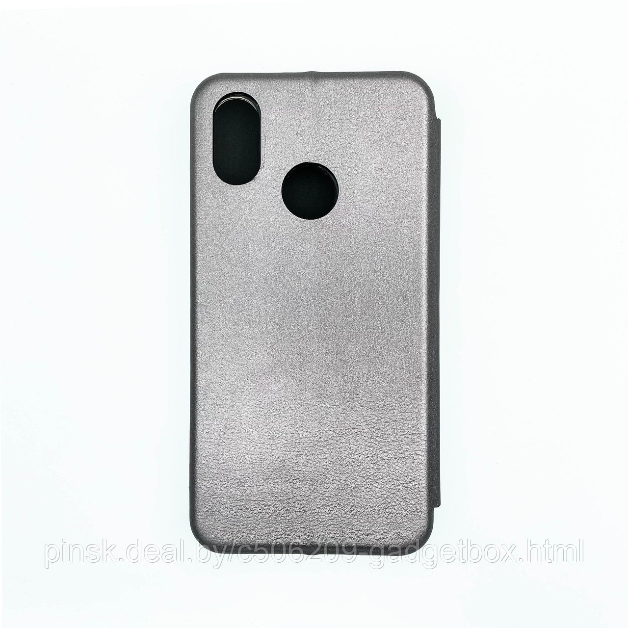 Чехол-книжка Flip Case для Xiaomi Mi 8 Серый, экокожа - фото 2 - id-p130058865