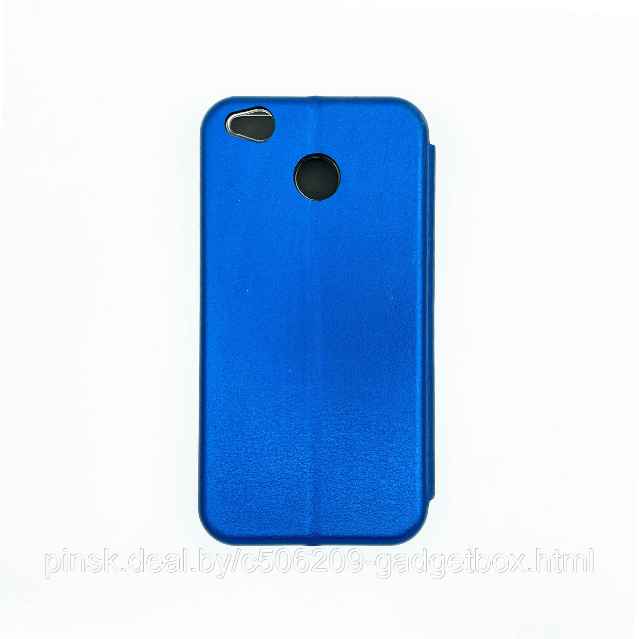 Чехол-книжка Flip Case для Xiaomi Redmi 4X Синий, экокожа - фото 2 - id-p130058942