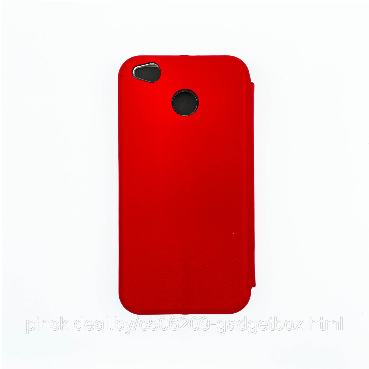 Чехол-книжка Flip Case для Xiaomi Redmi 4X Красный, экокожа - фото 2 - id-p130058946