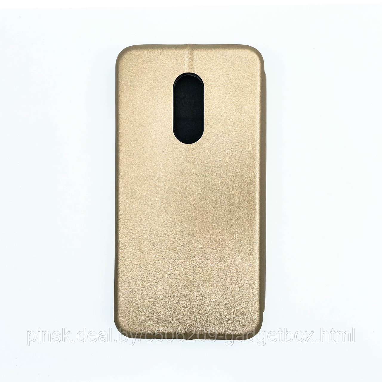 Чехол-книжка Flip Case для Xiaomi Redmi Note 4 / Redmi Note 4X Золотой, экокожа - фото 2 - id-p130058997