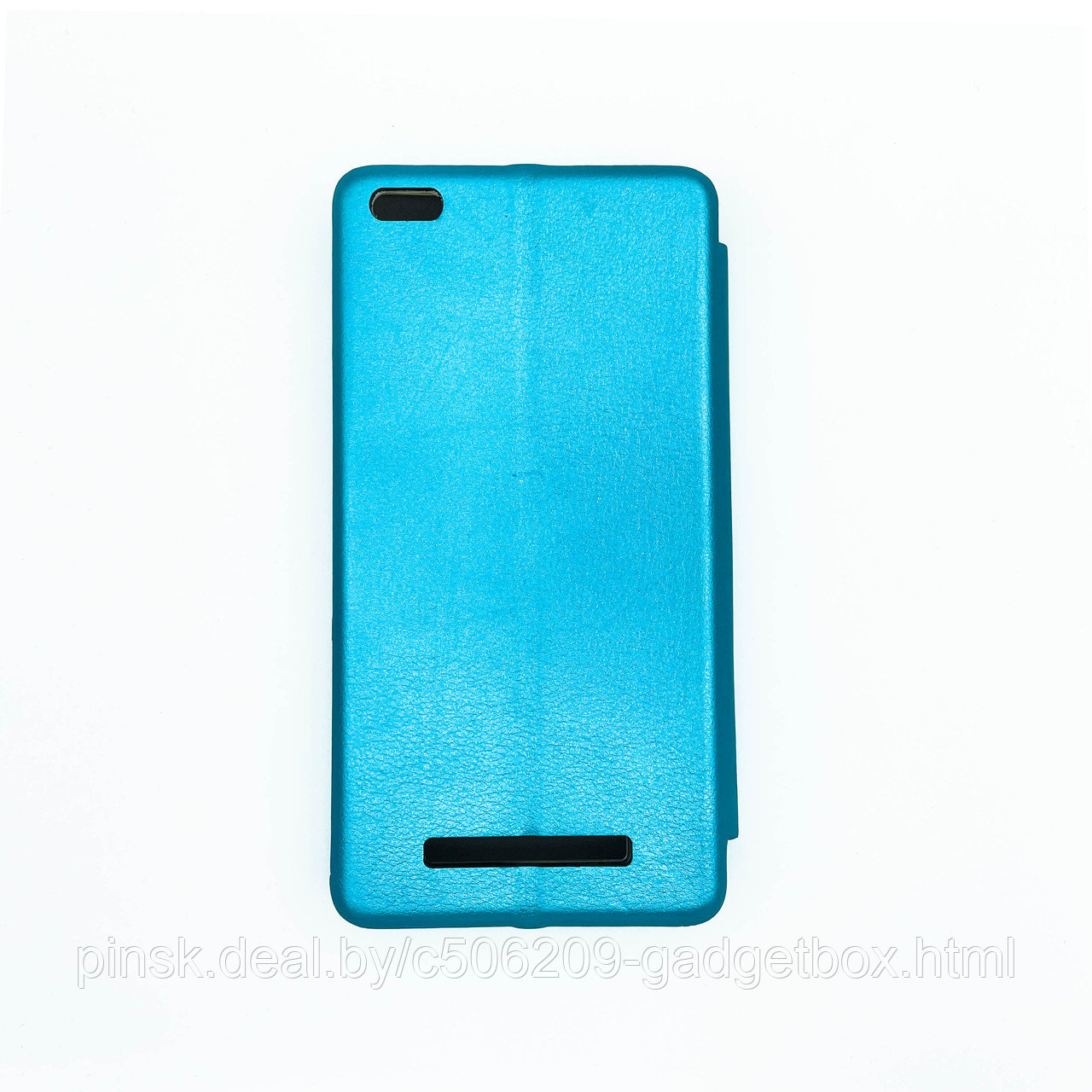 Чехол-книжка Flip Case для Xiaomi Redmi 4A Голубой, экокожа - фото 2 - id-p130058940