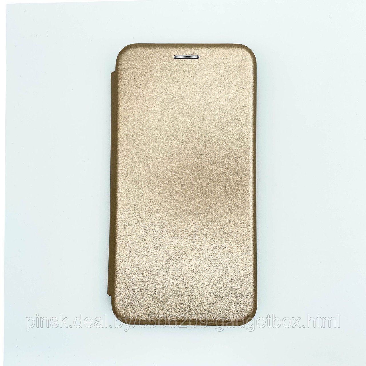 Чехол-книжка Flip Case для Xiaomi Redmi 5 Золотой, экокожа - фото 1 - id-p130058950