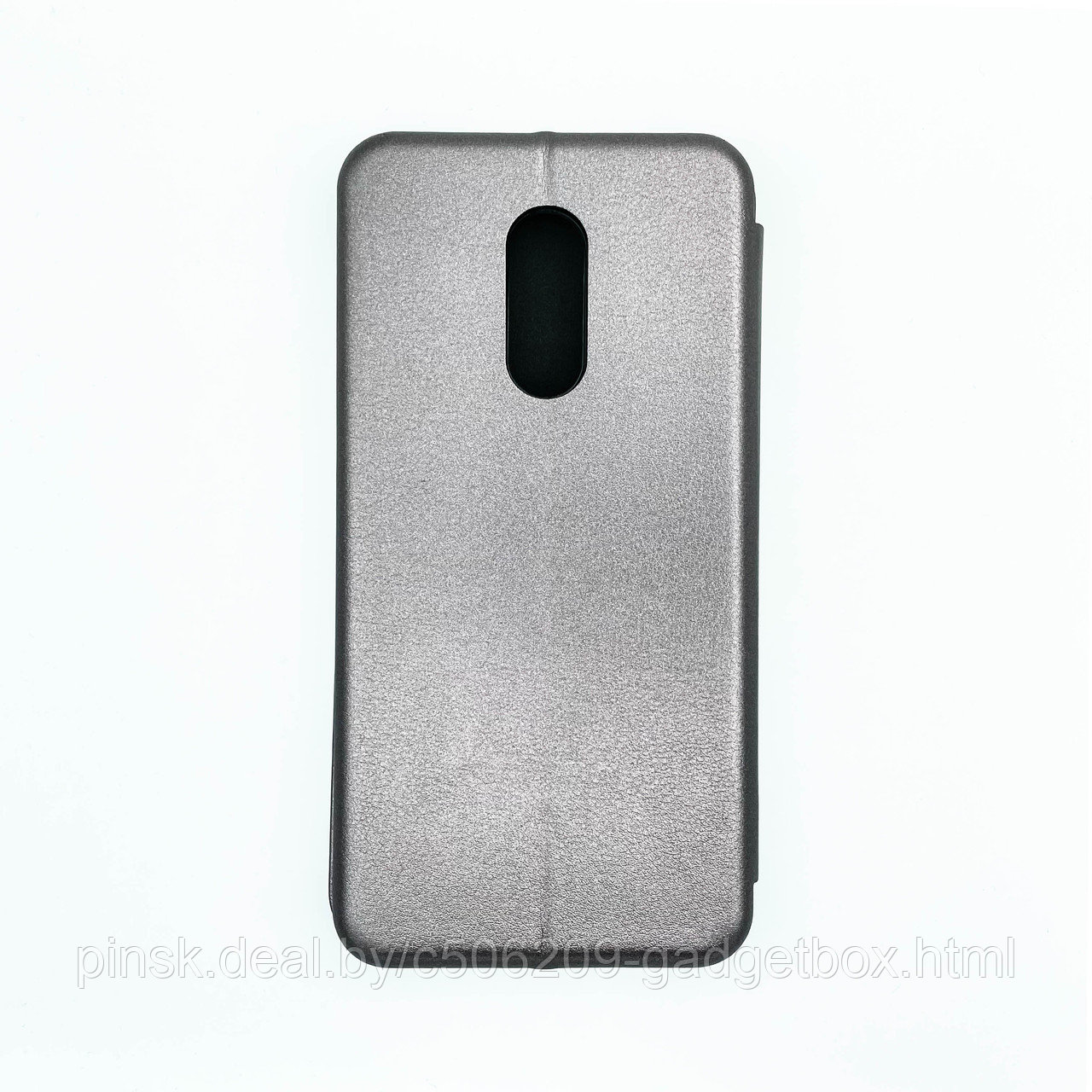 Чехол-книжка Flip Case для Xiaomi Redmi 5 Серый, экокожа - фото 2 - id-p130058949