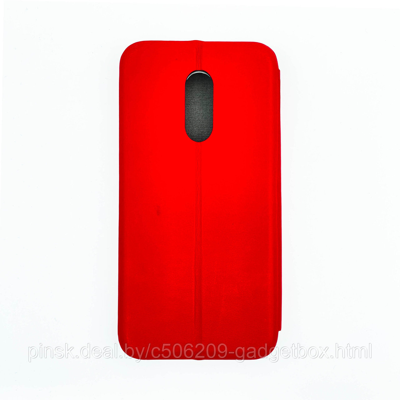 Чехол-книжка Flip Case для Xiaomi Redmi 5 Plus Красный, экокожа - фото 2 - id-p130058953