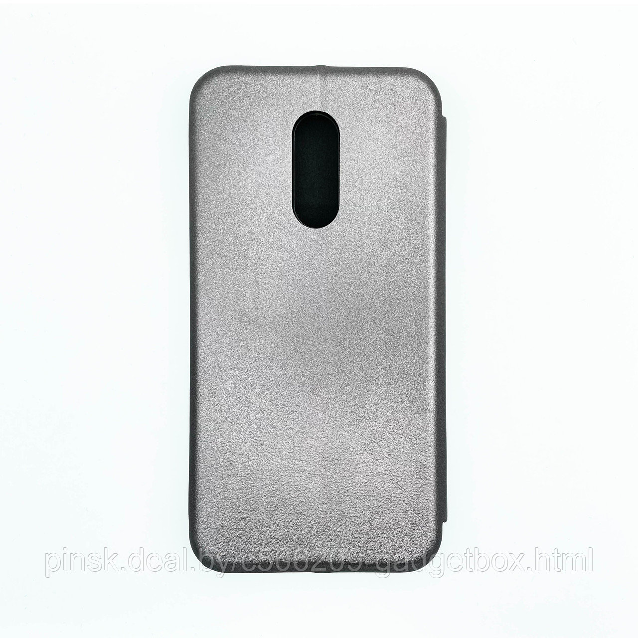 Чехол-книжка Flip Case для Xiaomi Redmi 5 Plus Серый, экокожа - фото 2 - id-p130058954