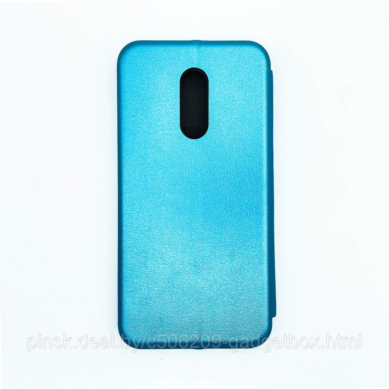 Чехол-книжка Flip Case для Xiaomi Redmi 5 Plus Голубой, экокожа - фото 2 - id-p130058956
