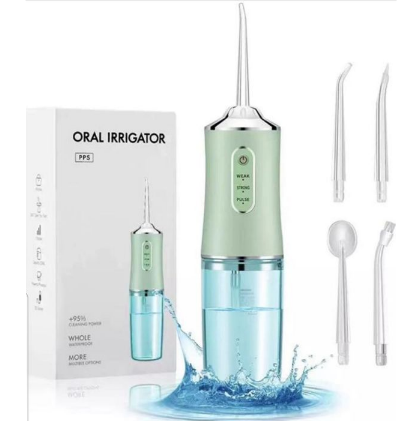 Ирригатор (флоссер) для гигиены полости рта Oral Irrigator 4 сменные насадки - фото 5 - id-p152916594