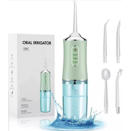 Ирригатор (флоссер) для гигиены полости рта Oral Irrigator 4 сменные насадки