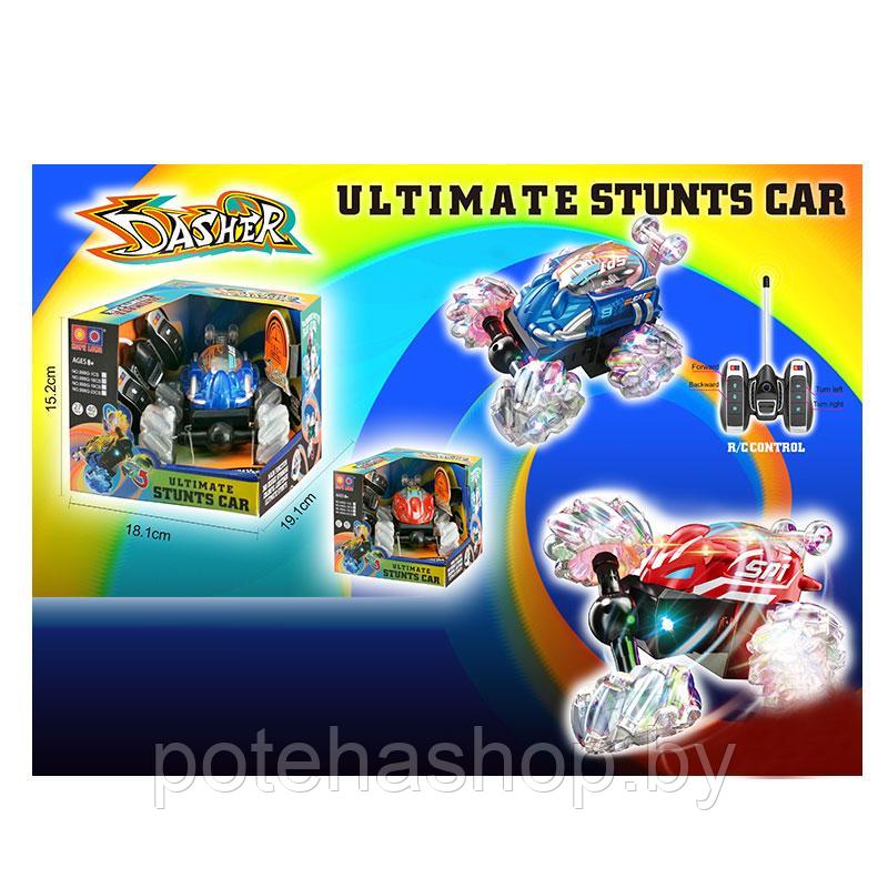 Машинка-перевертыш Ultimate Stunts Car на пульте управления 999G-23CS - фото 1 - id-p152921832