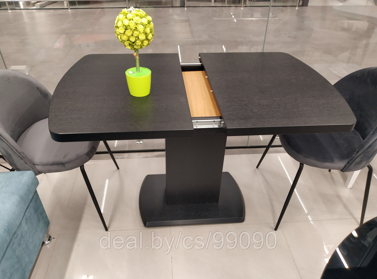 Дизайнерский стол KAPRI 5 PRО раздвижной трансформер на центральной опоре - фото 4 - id-p152921009