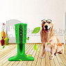 Зубная силиконовая щетка игрушка массажер для чистки зубов мелких пород собак Pet Toothbrush  Зеленый, фото 5