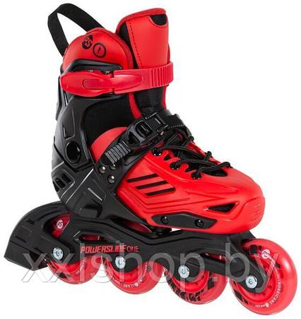 Роликовые коньки Powerslide Khaan Jr. LTD красные р-р 35-38, фото 2