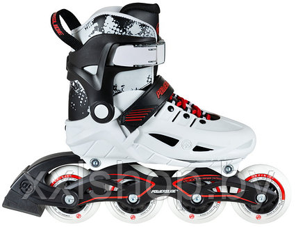 Раздвижные роликовые коньки Powerslide Phuzion Universe белые р-р 33-36, фото 2