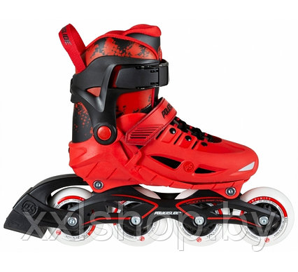 Раздвижные роликовые коньки Powerslide Phuzion Universe красные (4 колеса) р-р 33-36, фото 2