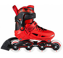 Роликовые коньки Powerslide Phuzion Universe красные (4 колеса) р-р 37-40, фото 2