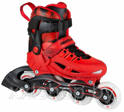 Роликовые коньки Powerslide Phuzion Universe красные (4 колеса) р-р 37-40, фото 2
