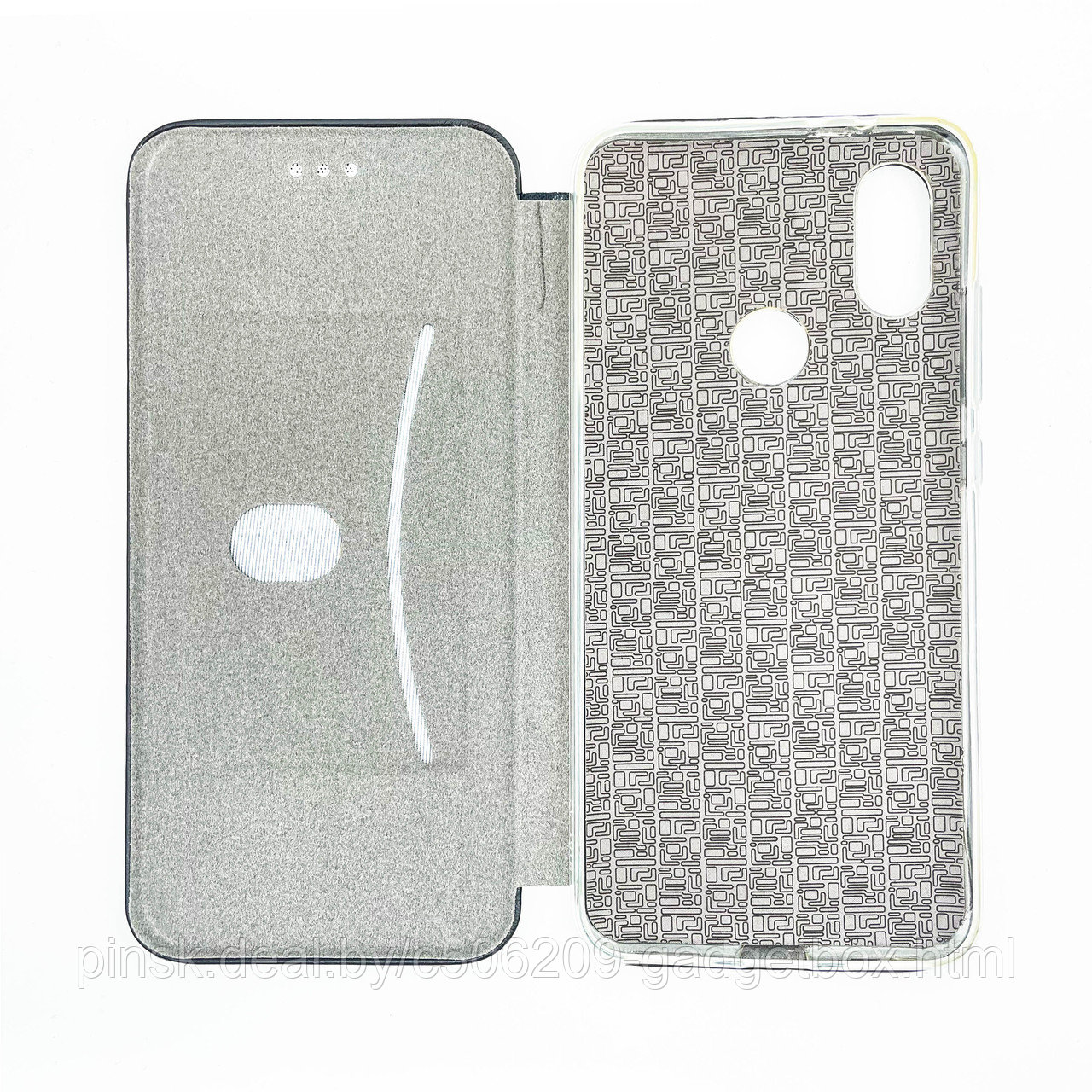 Чехол-книжка Flip Case для Xiaomi Mi A2 / Mi 6x Черный, экокожа - фото 3 - id-p130058887
