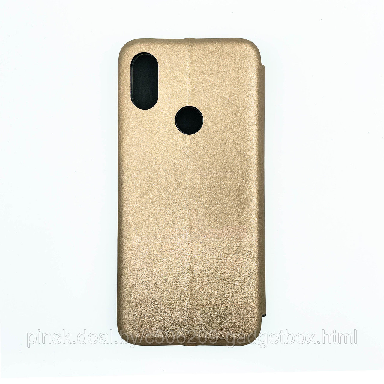 Чехол-книжка Flip Case для Xiaomi Mi A2 / Mi 6x Золотой, экокожа - фото 2 - id-p130058890