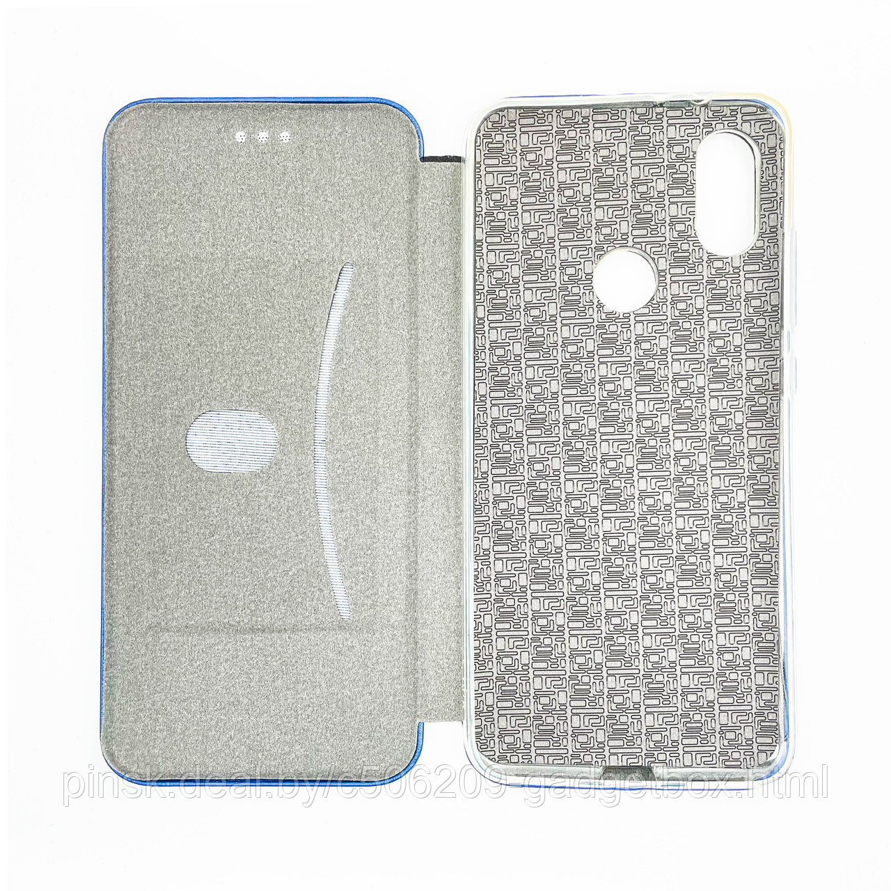 Чехол-книжка Flip Case для Xiaomi Mi A2 / Mi 6x Синий, экокожа - фото 3 - id-p130058889