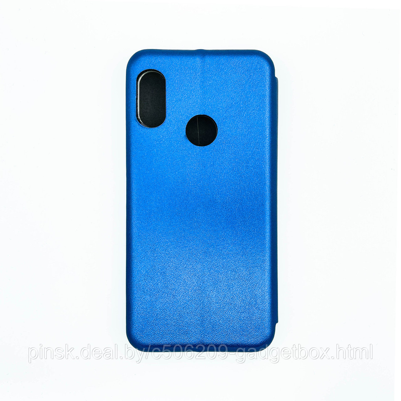 Чехол-книжка Flip Case для Xiaomi Redmi 6 Pro / Mi A2 Lite Синий, экокожа - фото 2 - id-p130058965