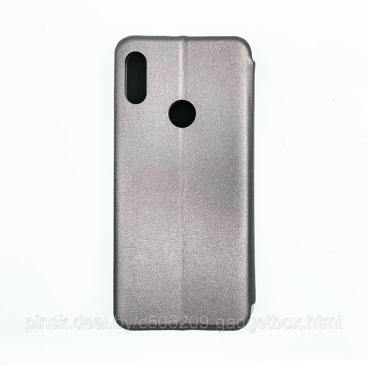 Чехол-книжка Flip Case для Xiaomi Redmi Note 7 / Redmi Note 7 Pro Серый, экокожа - фото 2 - id-p130059003