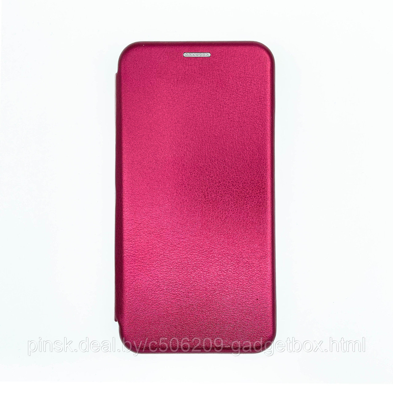 Чехол-книжка Flip Case для Xiaomi Redmi 8A Бордовый, экокожа - фото 1 - id-p130058978