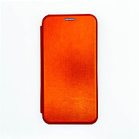 Чехол-книжка Flip Case для Xiaomi Redmi 8A Оранжевый, экокожа