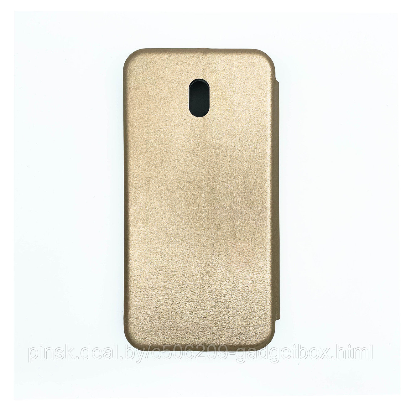 Чехол-книжка Flip Case для Xiaomi Redmi 8A Золотой, экокожа - фото 2 - id-p130058981
