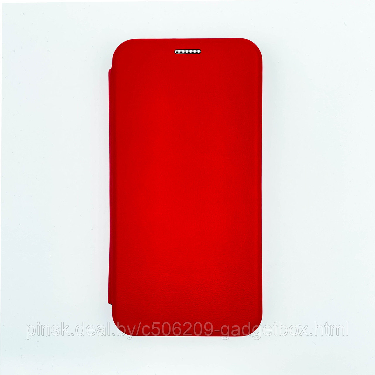 Чехол-книжка Flip Case для Xiaomi Redmi 8 Красный, экокожа - фото 1 - id-p130058975