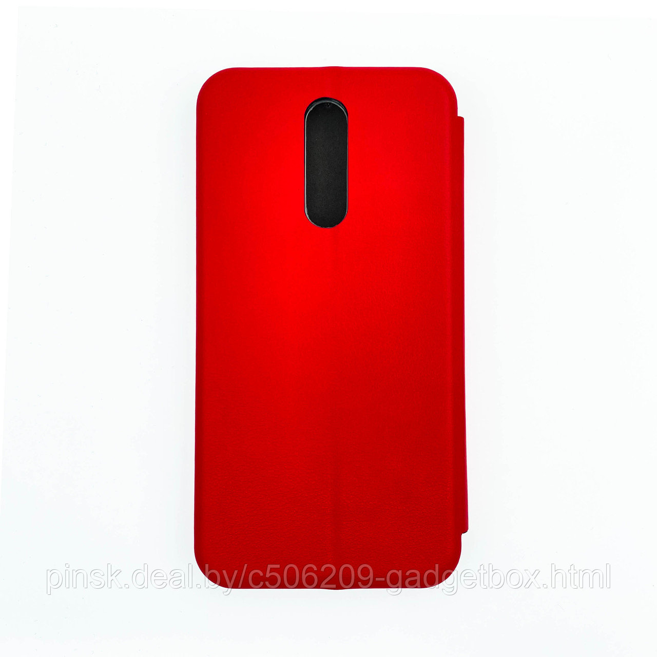 Чехол-книжка Flip Case для Xiaomi Redmi 8 Красный, экокожа - фото 2 - id-p130058975