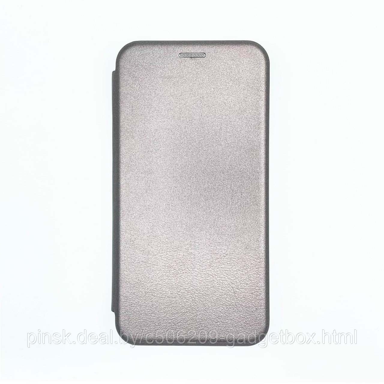 Чехол-книжка Flip Case для Xiaomi Redmi 8 Серый, экокожа - фото 1 - id-p130058977