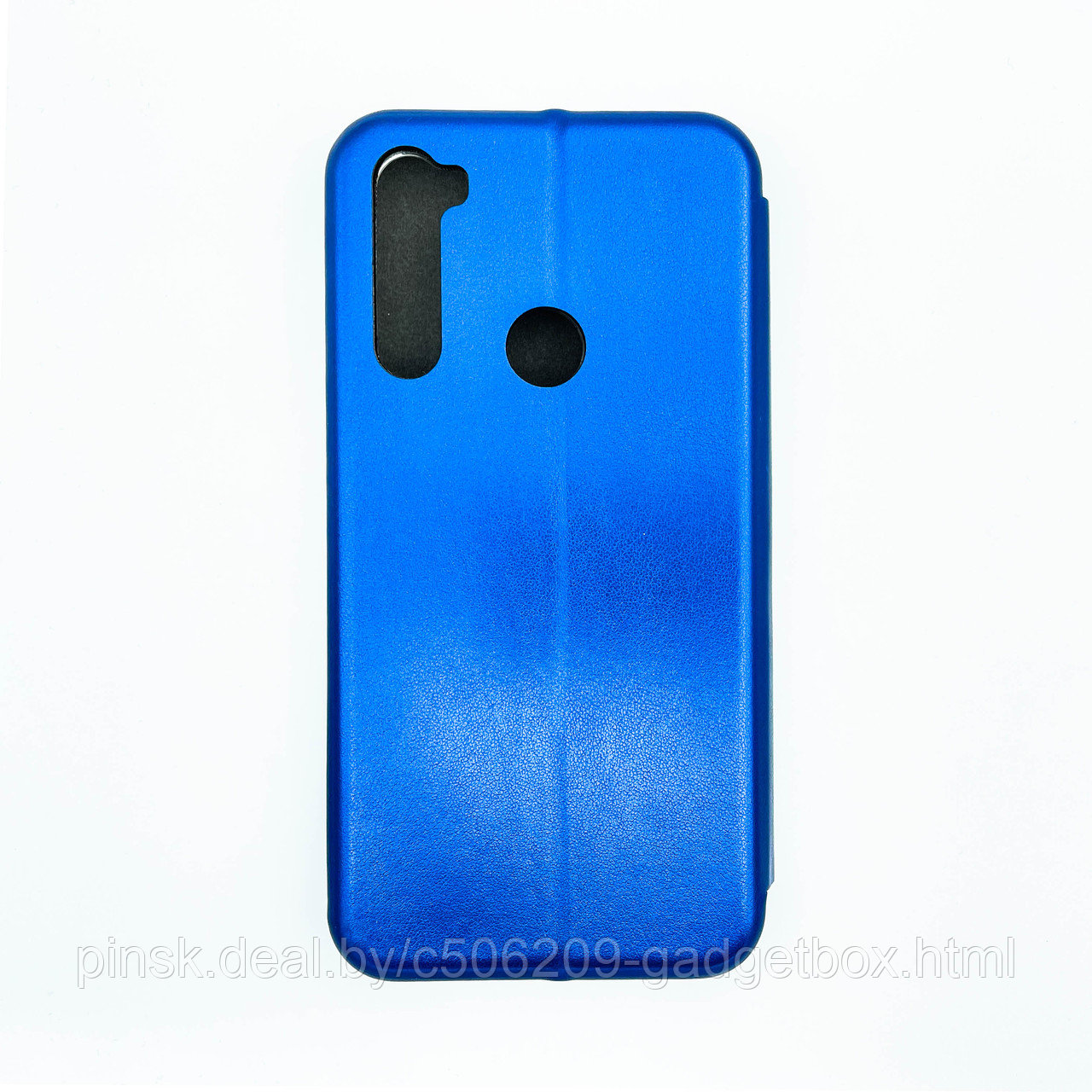 Чехол-книжка Flip Case для Xiaomi Redmi Note 8 Синий, экокожа - фото 2 - id-p130059008