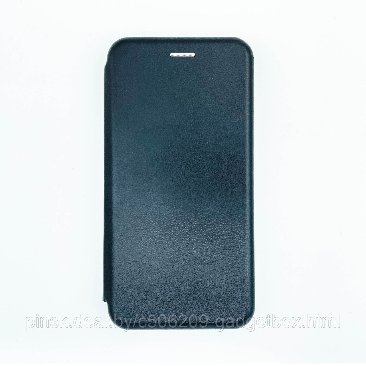 Чехол-книжка Flip Case для Xiaomi Redmi Note 8 Черный, экокожа - фото 1 - id-p130059007