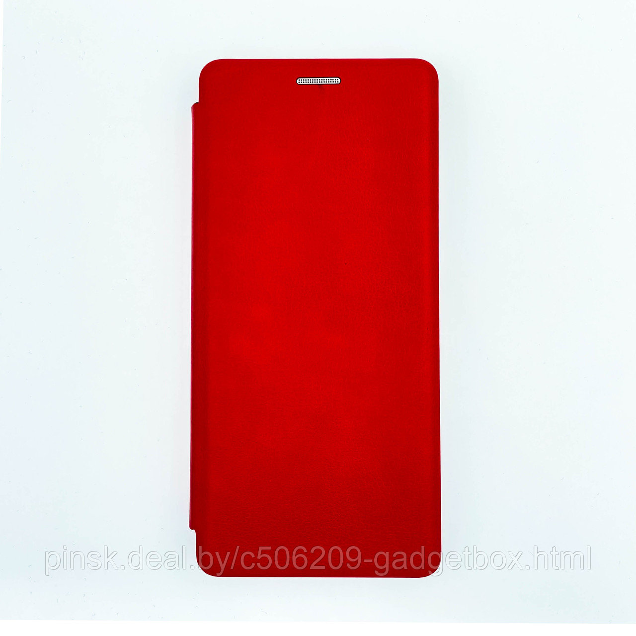 Чехол-книжка Flip Case для Xiaomi Redmi Note 8 Pro Красный, экокожа - фото 1 - id-p130059012
