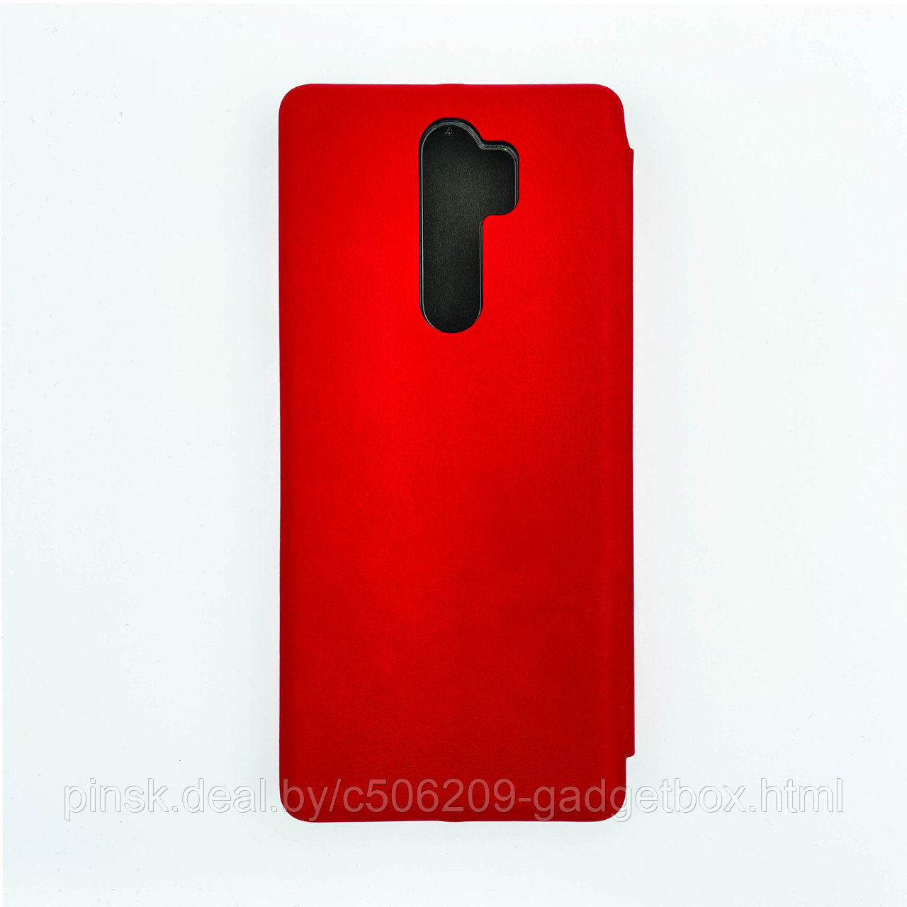 Чехол-книжка Flip Case для Xiaomi Redmi Note 8 Pro Красный, экокожа - фото 2 - id-p130059012