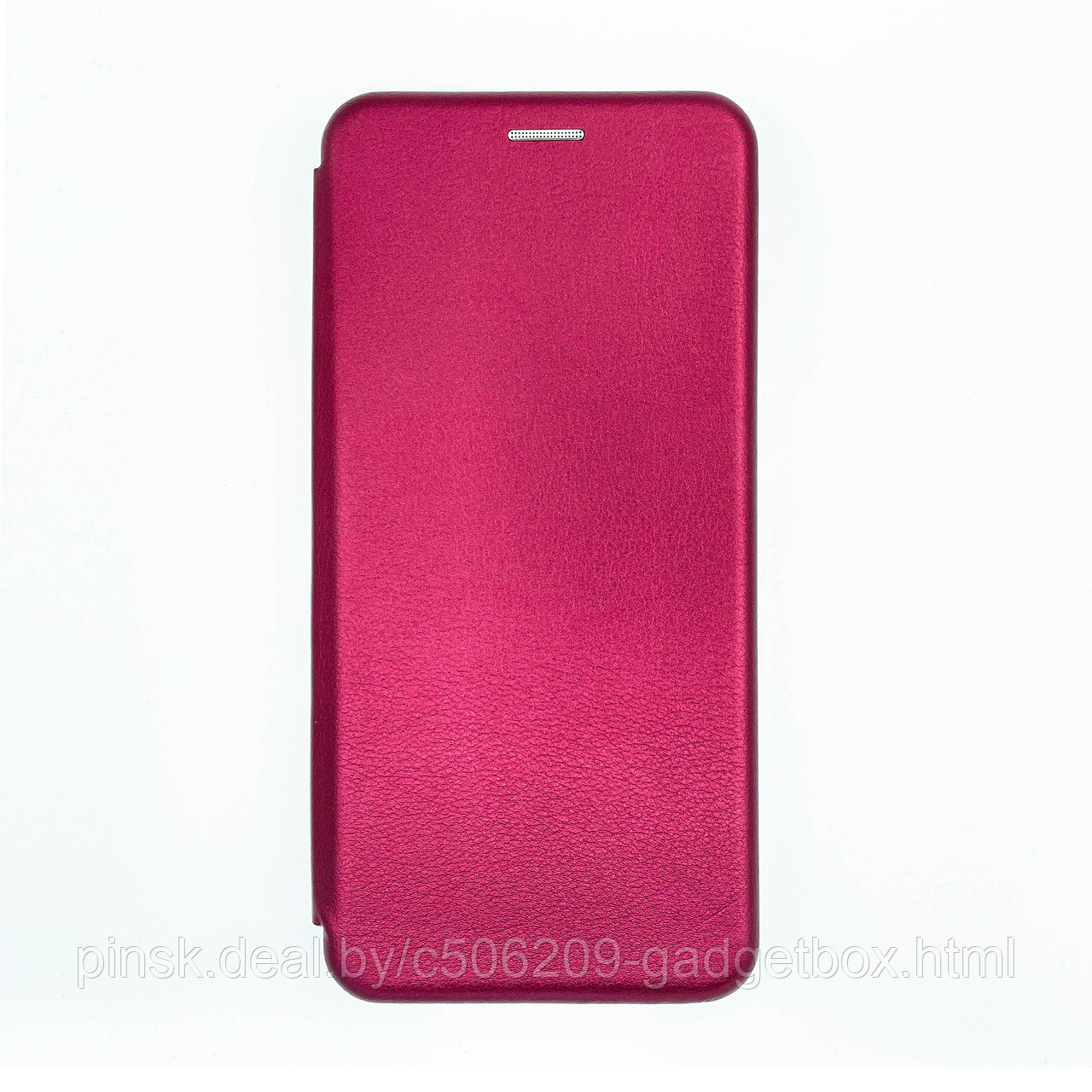 Чехол-книжка Flip Case для Xiaomi Redmi 9A Бордовый , экокожа - фото 1 - id-p130058987