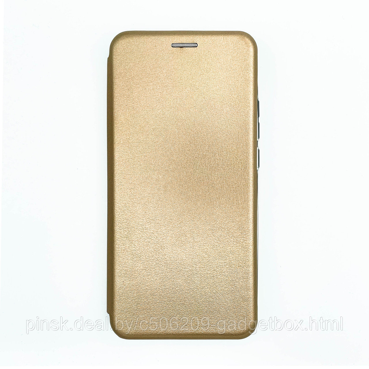 Чехол-книжка Flip Case для Xiaomi Redmi 9A Золотой , экокожа - фото 1 - id-p130058988