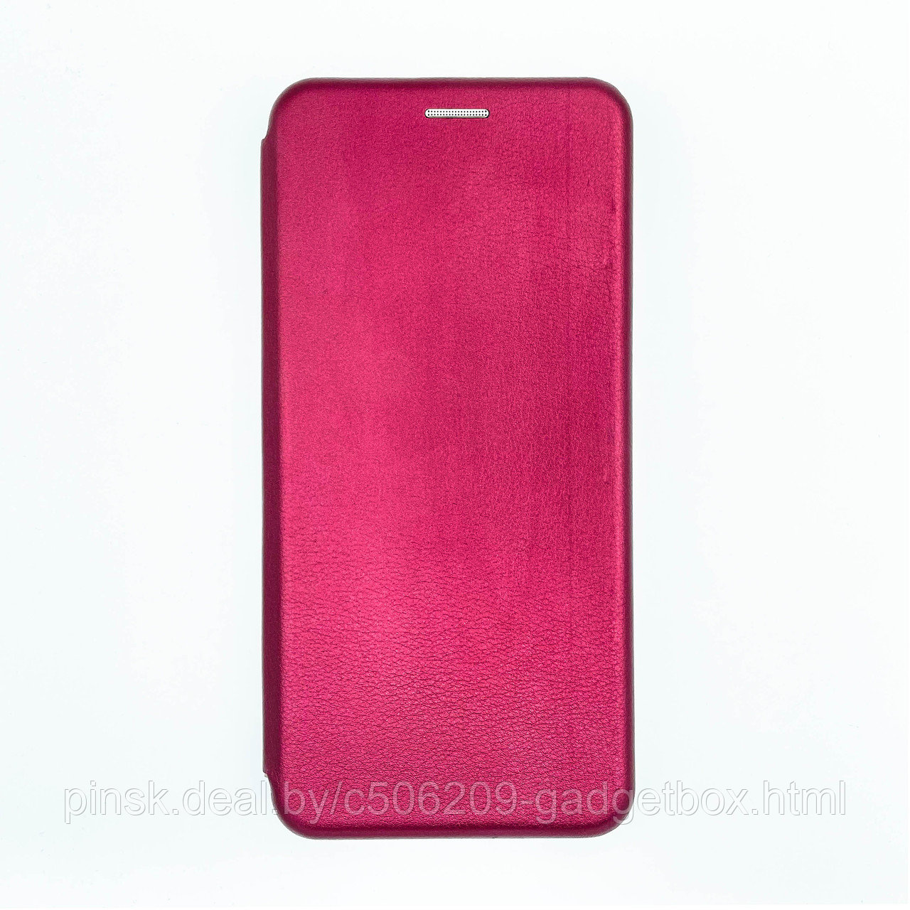Чехол-книжка Flip Case для Xiaomi Redmi 9C Бордовый, экокожа - фото 1 - id-p130058991