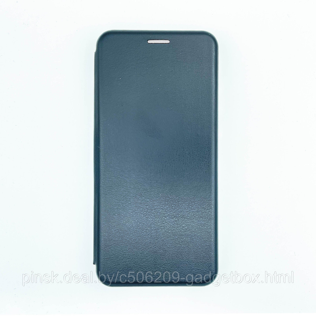 Чехол-книжка Flip Case для Xiaomi Redmi Note 9 Черный, экокожа - фото 1 - id-p130059019