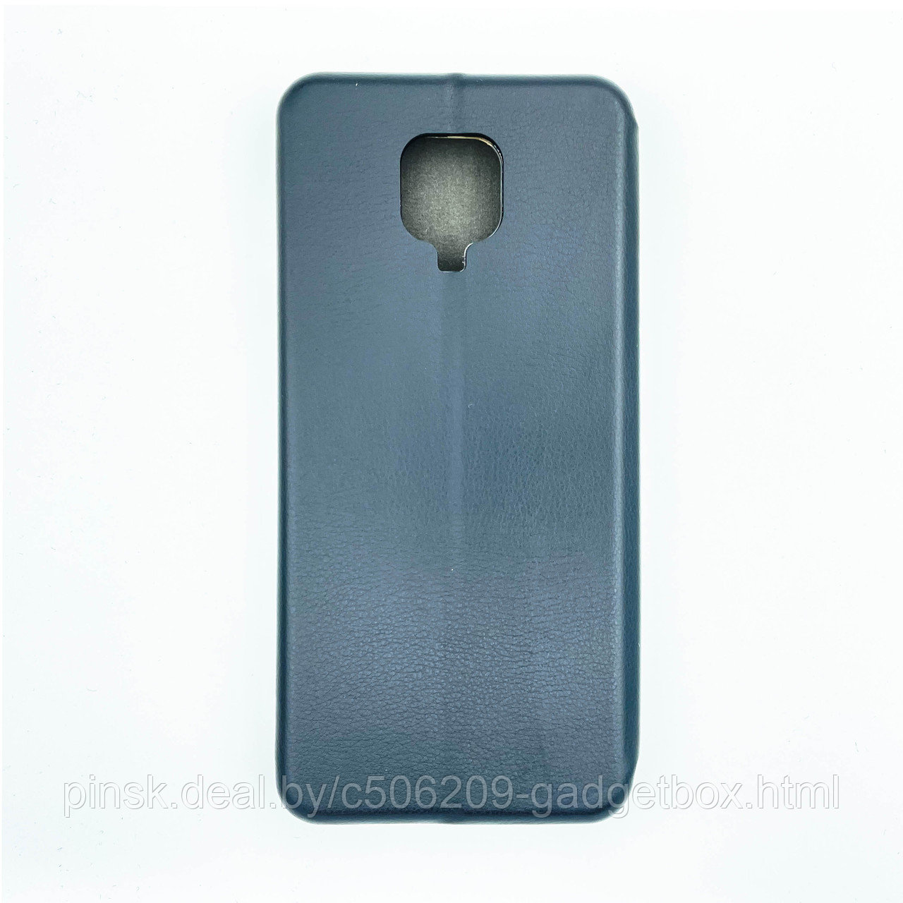 Чехол-книжка Flip Case для Xiaomi Redmi Note 9 Pro / Note 9s / Note 9 Pro Max Черный, экокожа - фото 2 - id-p130059023