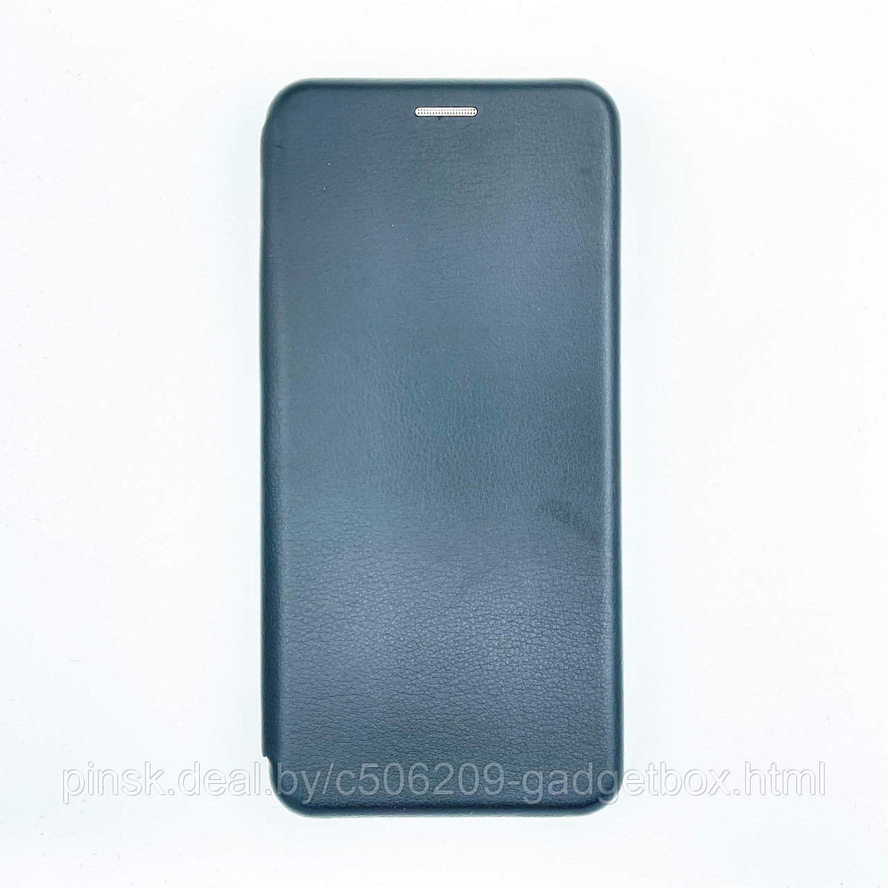 Чехол-книжка Flip Case для Xiaomi Redmi Note 9 Pro / Note 9s / Note 9 Pro Max Черный, экокожа - фото 1 - id-p130059023