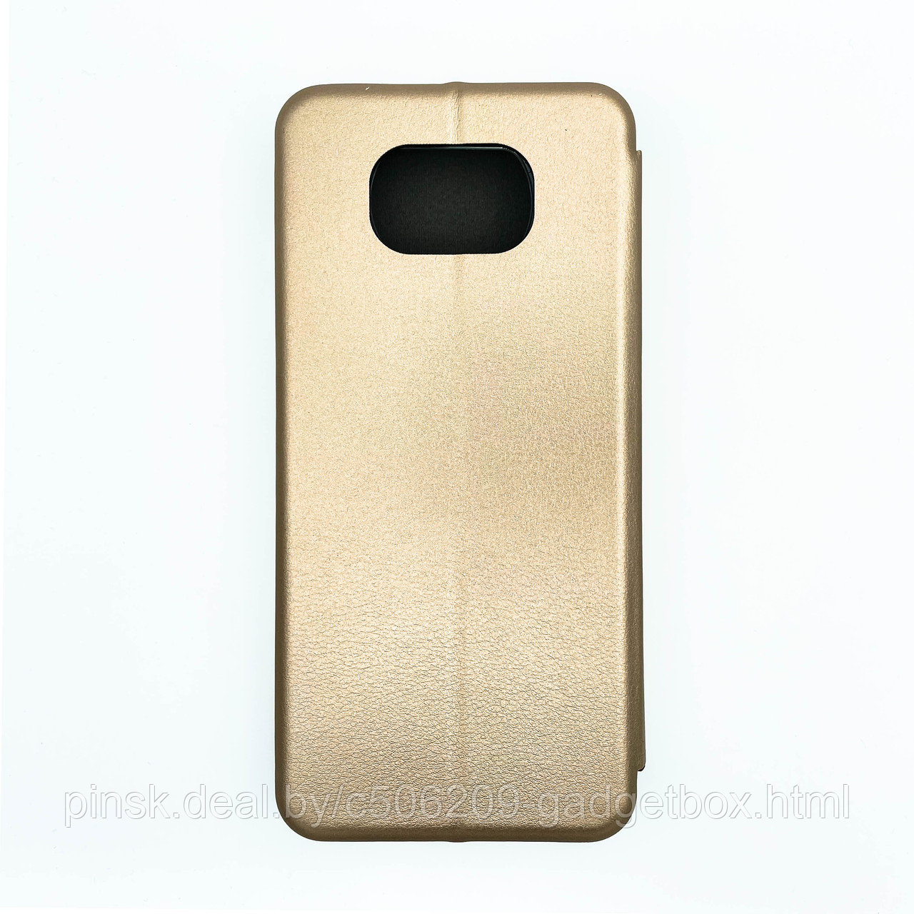 Чехол-книжка Flip Case для Xiaomi Redmi Note 9T / Poco X3 Золотой, экокожа - фото 2 - id-p130059026