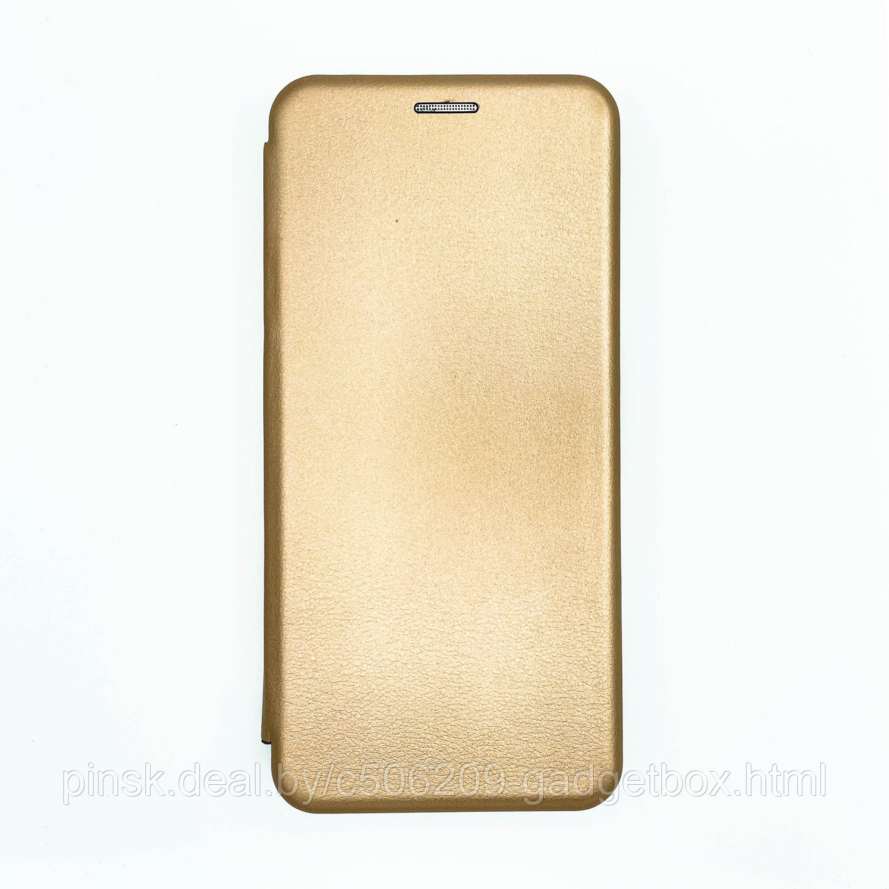 Чехол-книжка Flip Case для Xiaomi Redmi Note 9T / Poco X3 Золотой, экокожа - фото 1 - id-p130059026