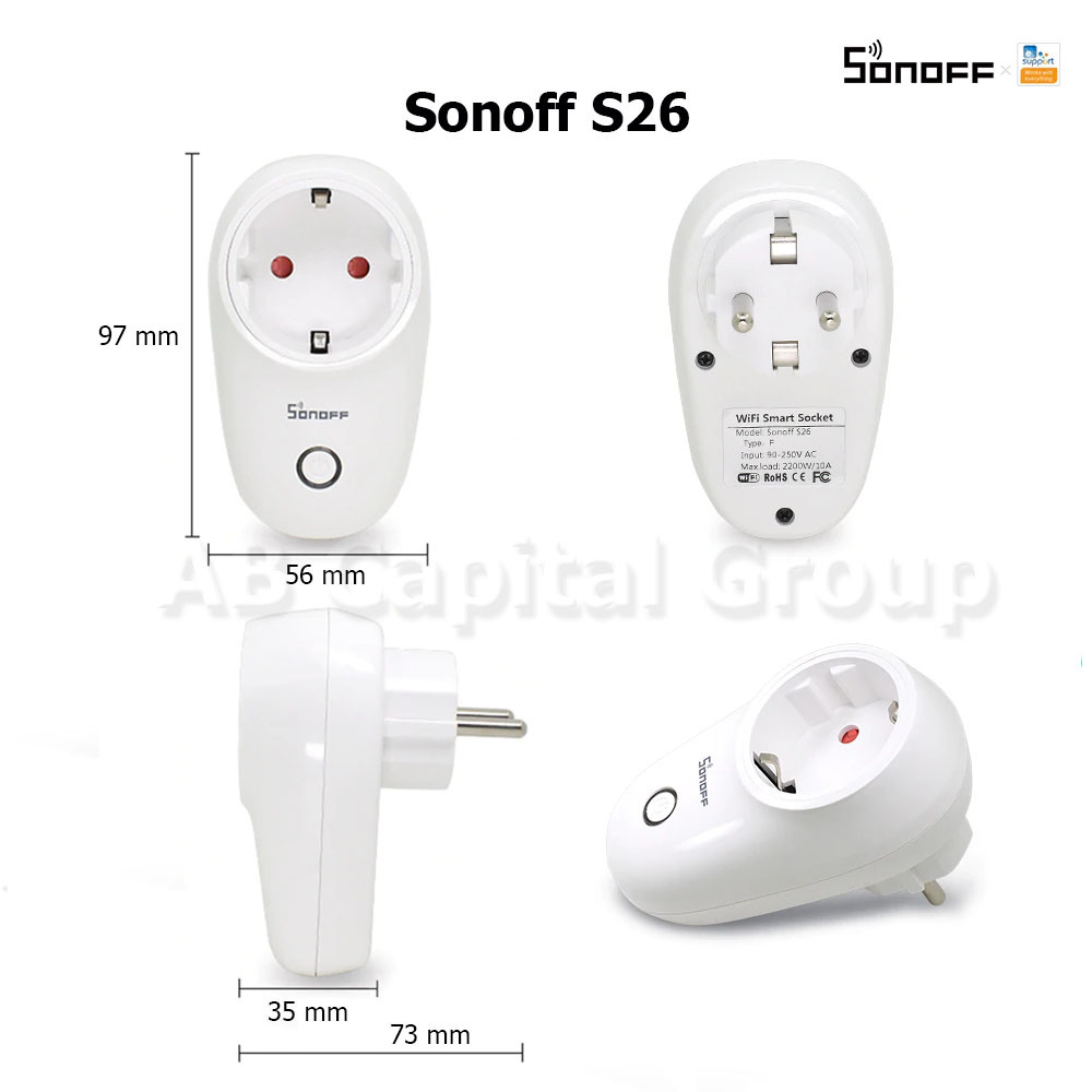 Sonoff S26 (умная Wi-Fi розетка) - фото 10 - id-p152967815