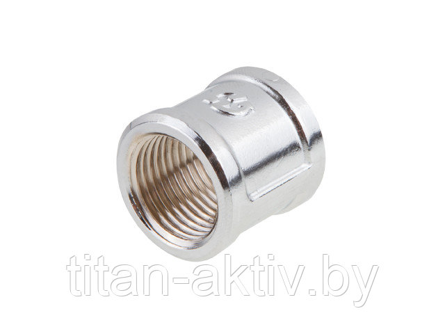 Муфта вн.-вн. 1"" ХРОМ General Fittings (хром полир.)