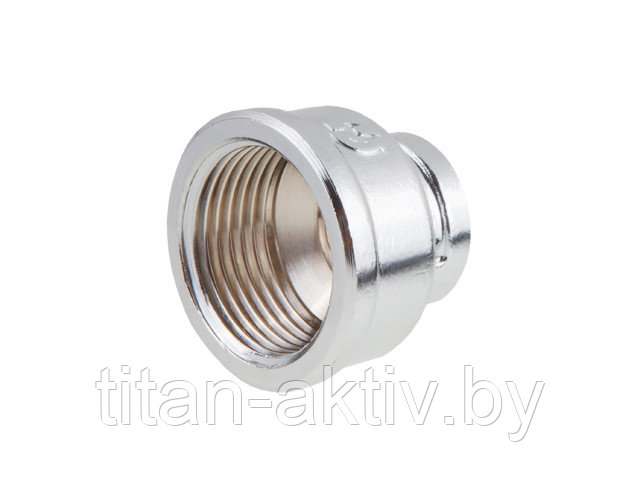 Муфта ред. вн.-вн. 1""х1/2"" ХРОМ General Fittings (хром полир.)