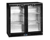 Шкаф холодильный со стеклом TEFCOLD DB200S барный черный