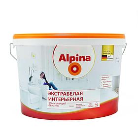 Краска Alpina Экстрабелая интерьерная 10 л.