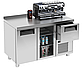 Холодильный стол Сarboma COFFEE BAR T57 M2-1-G X7 (BAR-250С) 0...+7, фото 2