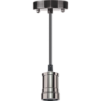 Декоративный подвесной светильник Navigator NIL-SF01-005-E27 60Вт 1,5м. метал. черный хром